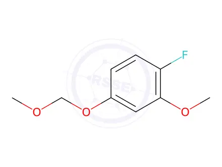 Chemical structure of 1-fluoro-2-methoxy-4-(methoxymethoxy)benzene