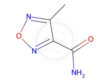 Chemical structure of 3-methylfurazan-4-carboxamide