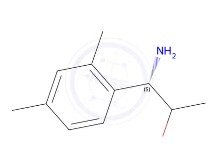 Chemical structure of (1S)-1-amino-1-(2,4-dimethylphenyl)propan-2-ol