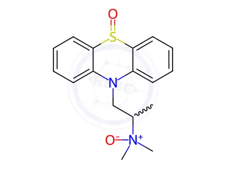 Chemical structure of Promethazine Sulfoxide N-Oxide