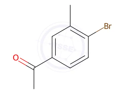Chemical structure of 1-(4-Bromo-3-methylphenyl)ethan-1-one