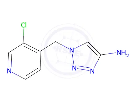 Chemical structure of 1-((3-Chloropyridin-4-yl)methyl)-1h-1,2,3-triazol-4-amine
