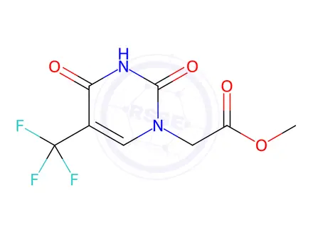 Chemical structure of Uracil Impurity 64