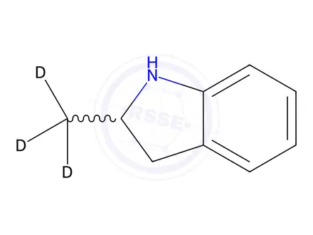 Chemical structure of 2-Methylindoline-d3
