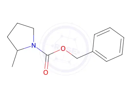 Chemical structure of (S)-2-Methyl-1-pyrrolidinecarboxylic acid benzylester