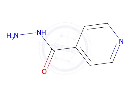 Chemical structure of Isoniazid