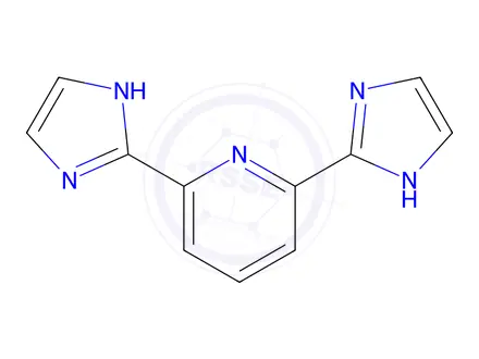 Chemical structure of 2,6-BIS-(1H-IMIDAZOL-2-YL)-PYRIDINE