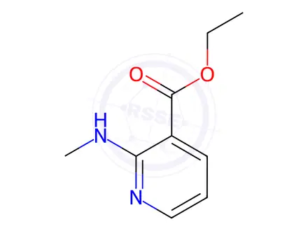 Chemical structure of Ethyl 2-(methylamino)nicotinate