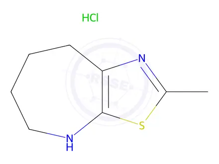 Chemical structure of 2-methyl-4h,5h,6h,7h,8h-[1,3]thiazolo[5,4-b]azepine hydrochloride