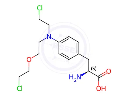 Chemical structure of Melphalan EP Impurity J