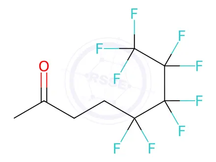 Chemical structure of 5,5,6,6,7,7,8,8,8-Nonafluoro-2-octanone
