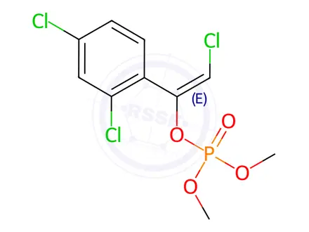 Chemical structure of (E)-Dimethylvinphos