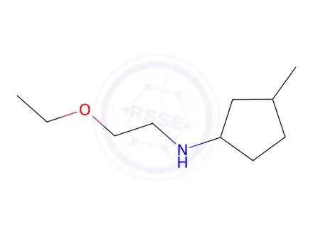 Chemical structure of n-(2-Ethoxyethyl)-3-methylcyclopentan-1-amine