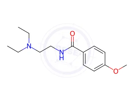 Chemical structure of N-(2-(Diethylamino)ethyl)-4-methoxybenzamide