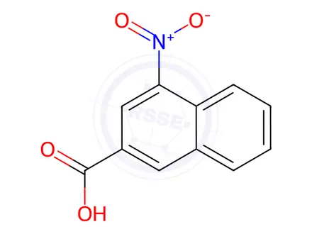 Chemical structure of 4-Nitro-[2]naphthoic acid