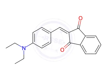 Chemical structure of 2-[[4-(diethylamino)phenyl]methylene]-1H-indene-1,3(2H)-dione