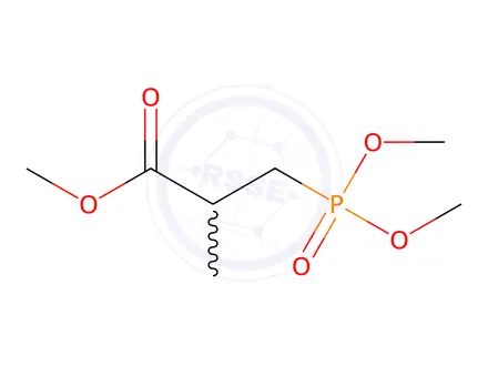Chemical structure of 3-(Dimethoxyphosphinyl)-2-methylpropanoic acid methyl ester