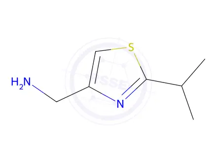Chemical structure of (2-Isopropylthiazol-4-yl)methanamine Dihydrochloride