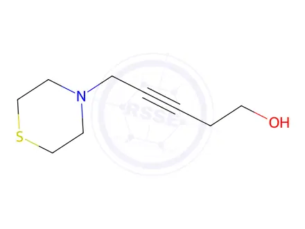 Chemical structure of 5-THIOMORPHOLINOPENT-3-YN-1-OL