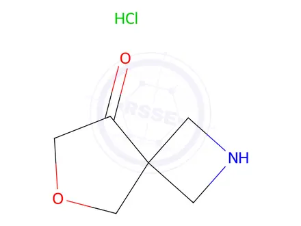 Chemical structure of 6-Oxa-2-azaspiro[3.4]Octan-8-one hydrochloride