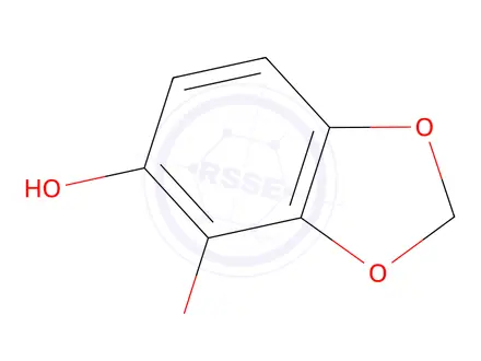 Chemical structure of 1,3-Benzodioxole-4,5-diol