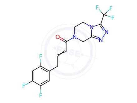 Chemical structure of Sitagliptin Phosphate Impurity 176