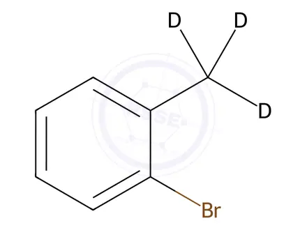 Chemical structure of 2-(Methyl-D3)bromobenzene