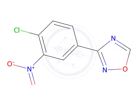 Chemical structure of 3-(4-Chloro-3-nitrophenyl)-1,2,4-oxadiazole