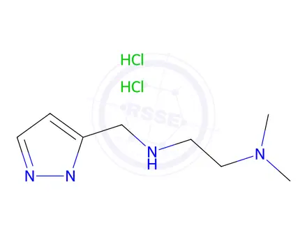 Chemical structure of N,N-dimethyl-N'-[(1-methyl-1H-pyrazol-5-yl)methyl]ethane-1,2-diamine