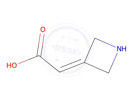 Chemical structure of 2-(Azetidin-3-ylidene)acetic acid