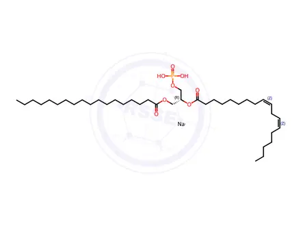 Chemical structure of 18:0-18:2 PA
