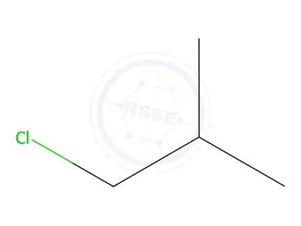 Chemical structure of Isobutyl Chloride