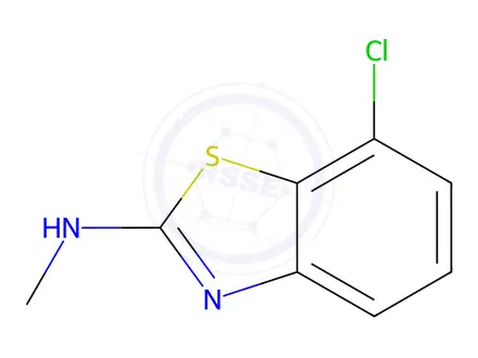 Chemical structure of 7-Chloro-N-methyl-2-benzothiazolamine