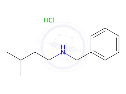 Chemical structure of Benzyl(3-methylbutyl)amine hydrochloride