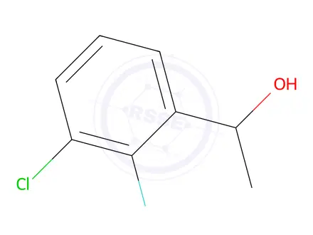 Chemical structure of 1-(3-chloro-2-fluorophenyl)ethan-1-ol