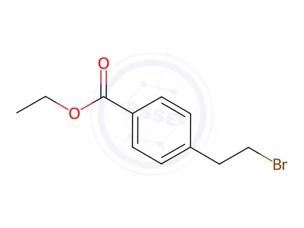 Chemical structure of Ethyl 4-(2-Bromoethyl)benzoate