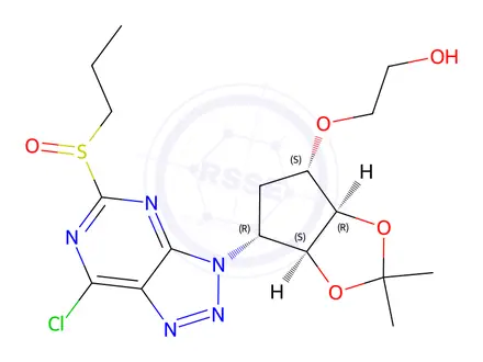 Chemical structure of Ticagrelor Impurity 75 (Mixture of Diastereomers)