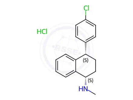 Chemical structure of Sertraline EP Impurity C