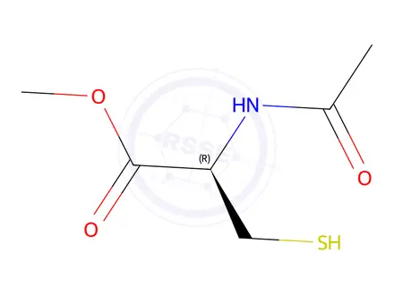 Chemical structure of N-Acetyl-L-cysteine Methyl Ester