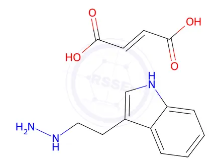 Chemical structure of 3-(2-Hydrazinylethyl)-1H-indole fumarate