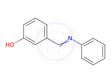 Chemical structure of 3-(Phenyliminomethyl)phenol