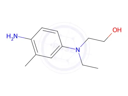 Chemical structure of 2-[(4-Amino-3-methylphenyl)(ethyl)amino]ethanol