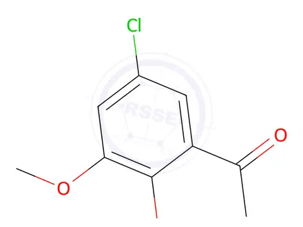 Chemical structure of (5'-Chloro-2',3'-dimethoxy)acetophenone