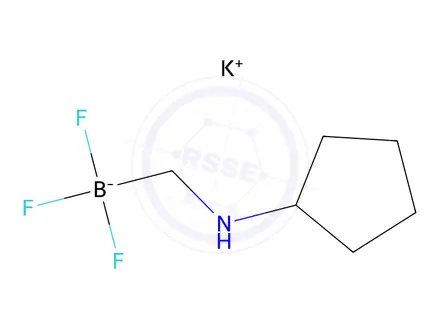 Chemical structure of Potassium ((cyclopentylamino)methyl)trifluoroborate
