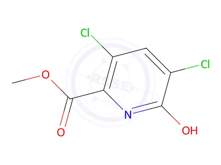Chemical structure of Methyl 3,5-dichloro-6-hydroxypicolinate