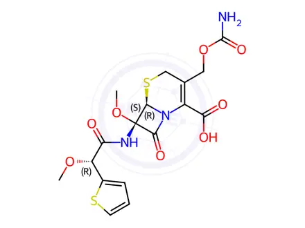 Chemical structure of Cefoxitin Impurity E