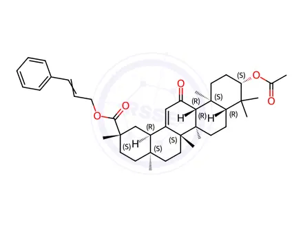 Chemical structure of cinoxolone