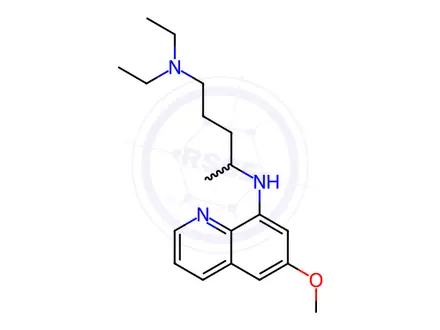 Chemical structure of N1,N1-Diethyl-N4-(6-methoxy-8-quinolyl)-1,4-pentanediamine