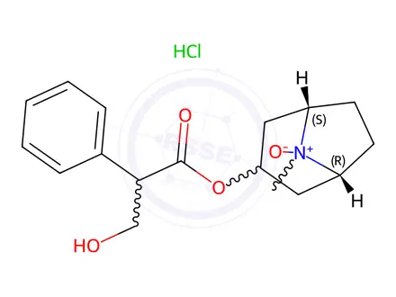 Chemical structure of Atropine-N-oxide Hydrochloride