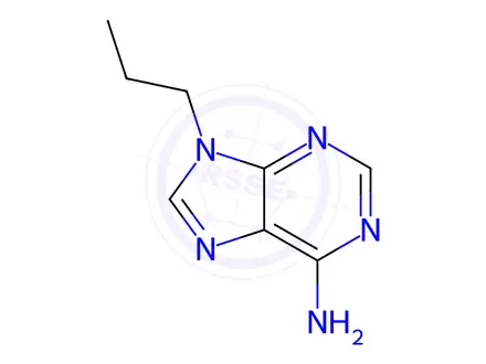 Chemical structure of 9-Propyl-9H-purin-6-amine